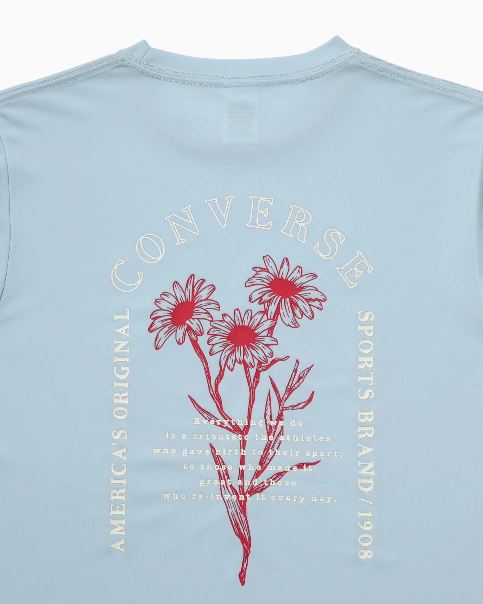 Converse Цэцгэн хээтэй эмэгтэй богино ханцуйтай цамц - Image 5