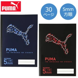 PUMA брэндийн B5 хэмжээтэй, 5 мм-ийн шугамтай математикийн дэвтэр