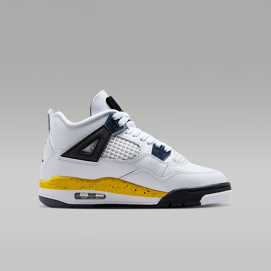 NIKE エア ジョーダン 4 レトロ "Tour Yellow" — ジュニアシューズ - Image 3