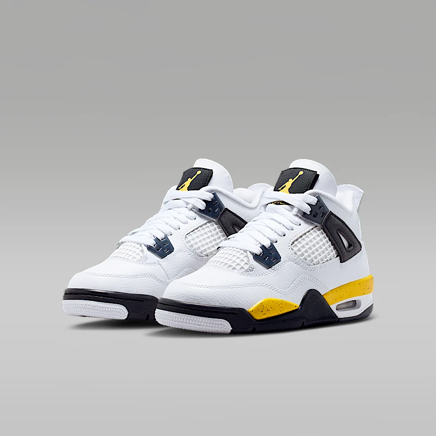 NIKE エア ジョーダン 4 レトロ "Tour Yellow" — ジュニアシューズ - Image 5