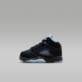 NIKE Jordan 5 "Black Carolina" — Baby/Toddler Shoes