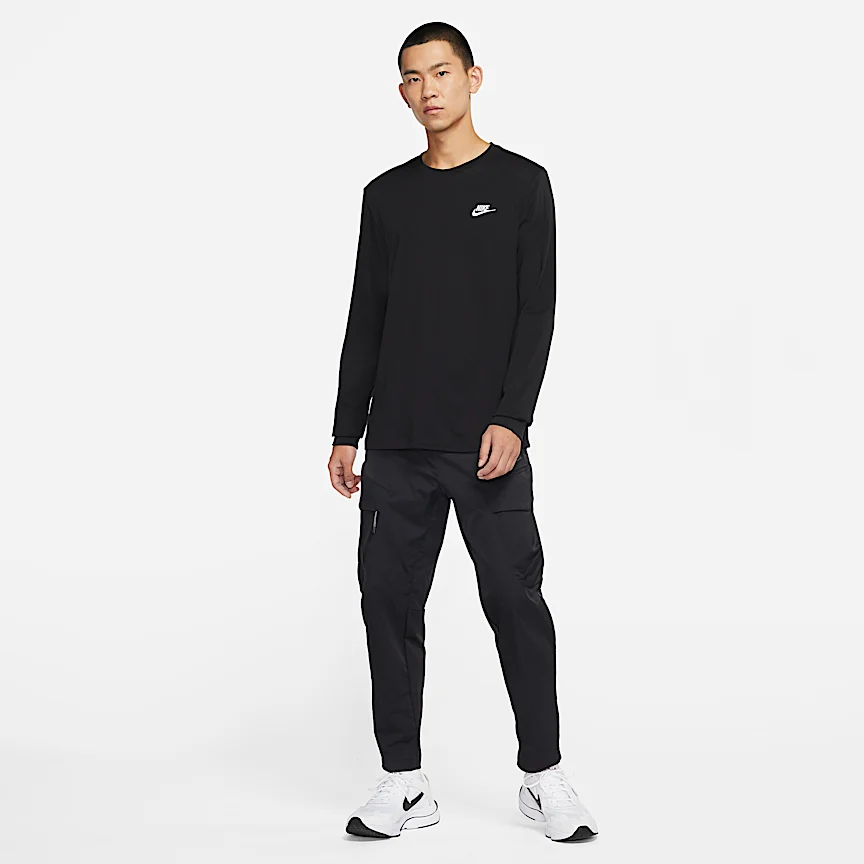 NIKE スポーツウェア — メンズ ロングスリーブ Tシャツ - Image 4