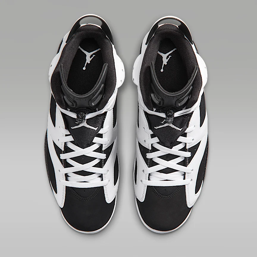 NIKE Air Jordan 6 Retro "Black and White" — Men's Shoes - Image 4
