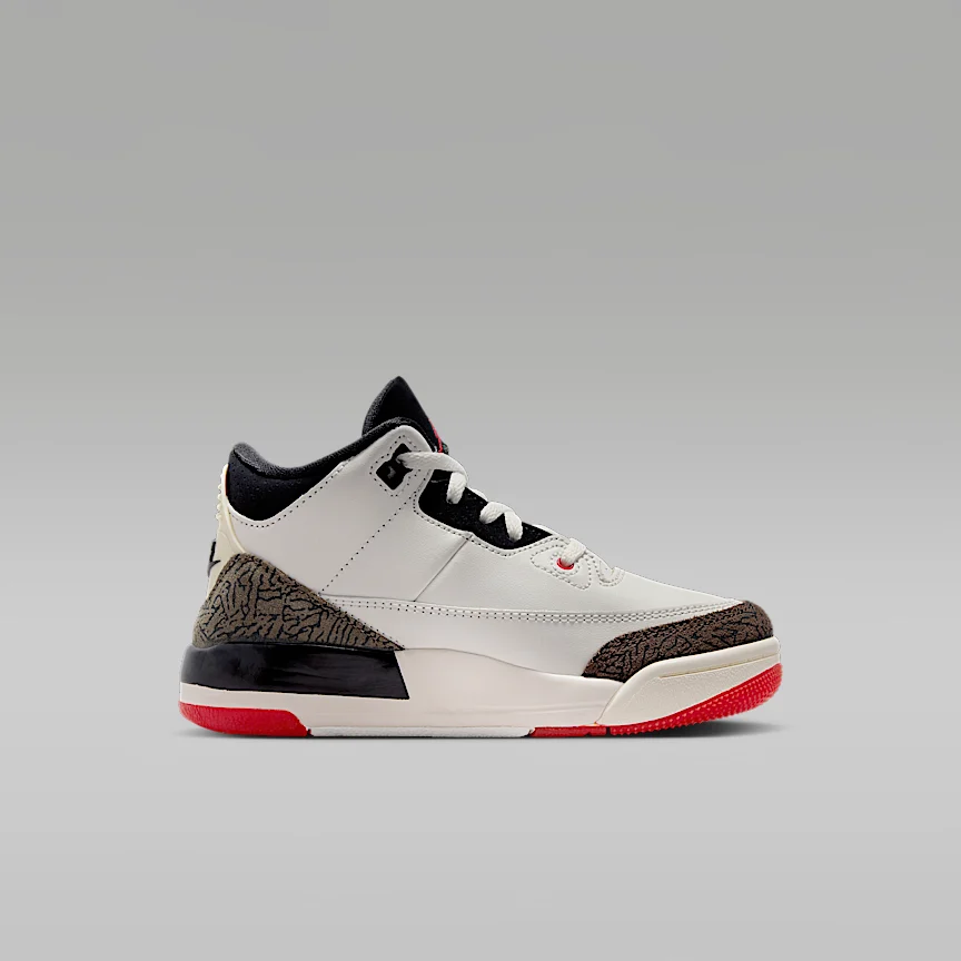 NIKE Jordan 3 "World's Best" — Little Kids' Shoes - Image 3