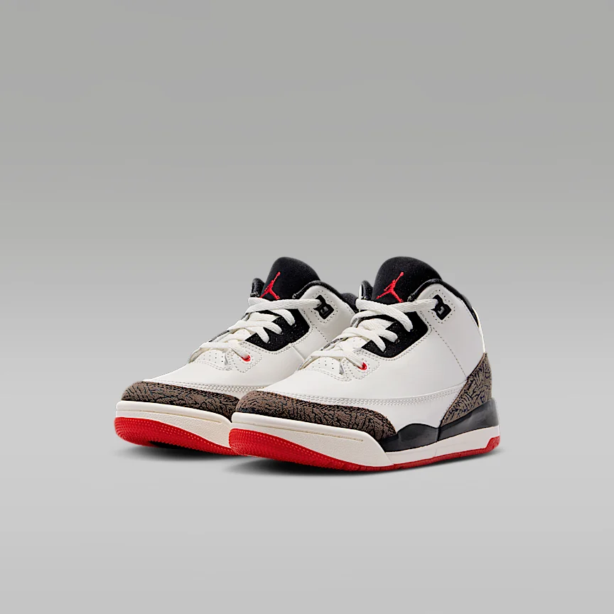 NIKE Jordan 3 "World's Best" — Little Kids' Shoes - Image 5