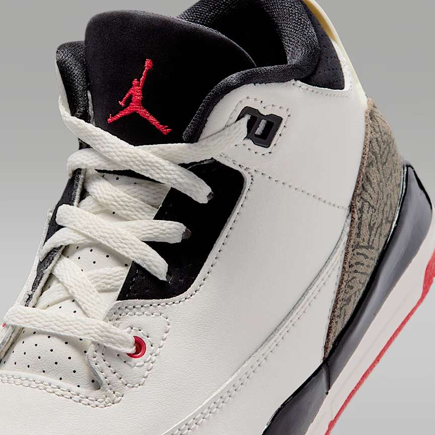 NIKE Jordan 3 "World's Best" — Little Kids' Shoes - Image 7