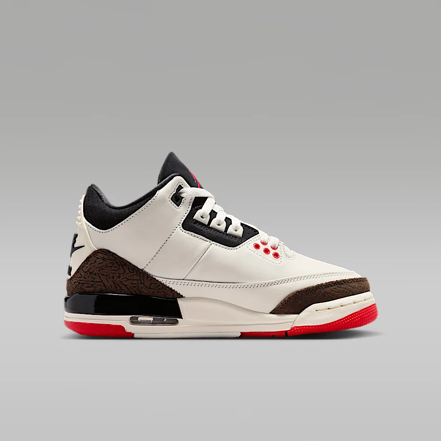 NIKE Air Jordan 3 "World's Best" — Big Kids' Shoes - Image 3