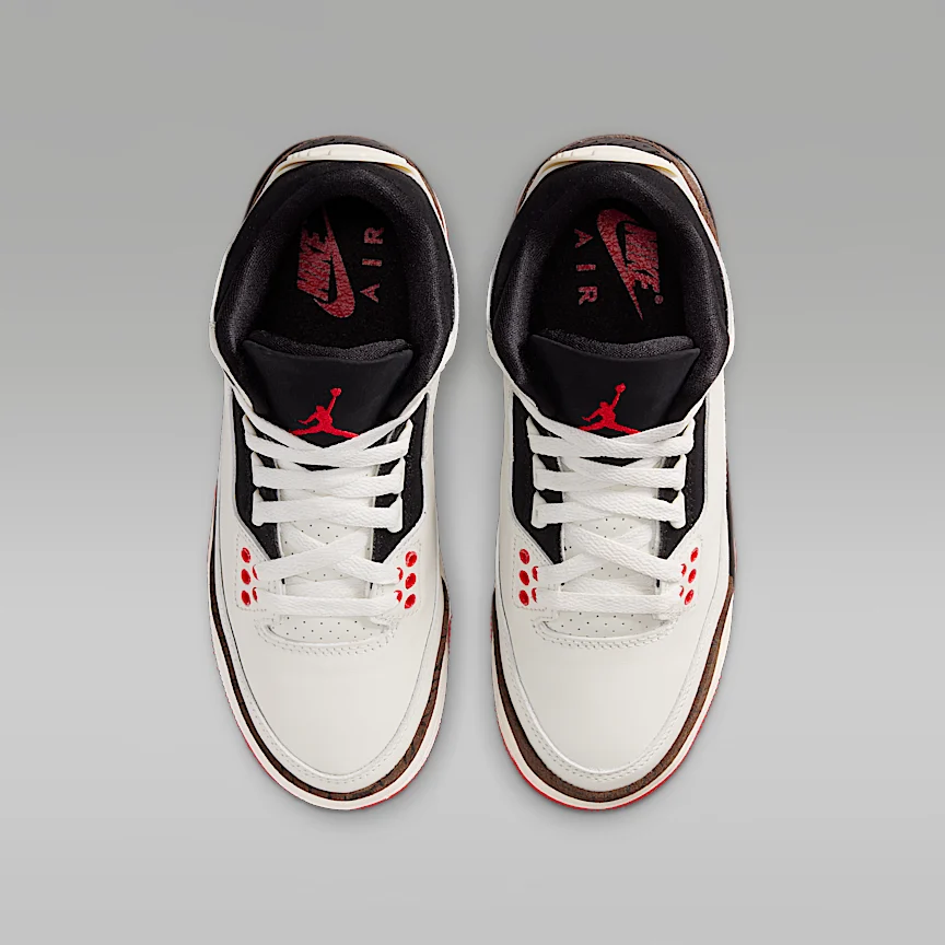 NIKE Air Jordan 3 "World's Best" — Big Kids' Shoes - Image 4