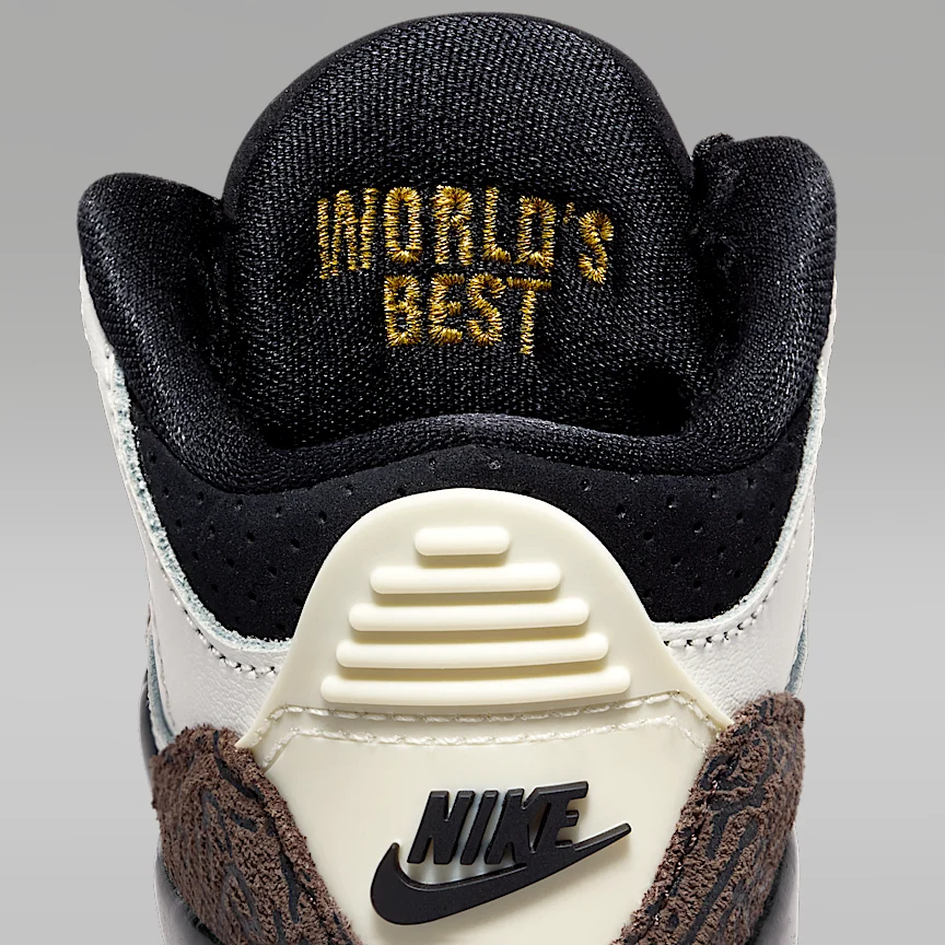 NIKE Jordan 3 "World's Best" — Baby/Toddler Shoes - Image 8