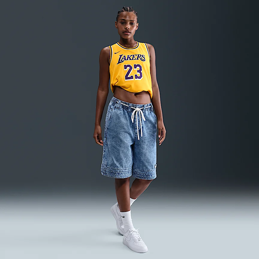 NIKE LeBron James Los Angeles Lakers Icon Edition 2022/23 — Nike Dri-FIT NBA Swingman Jersey - Image 6