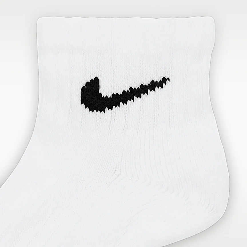 NIKE パフォーマンス ベーシックス — キッズ Dri-FIT アンクル ソックス (6足) - Image 4