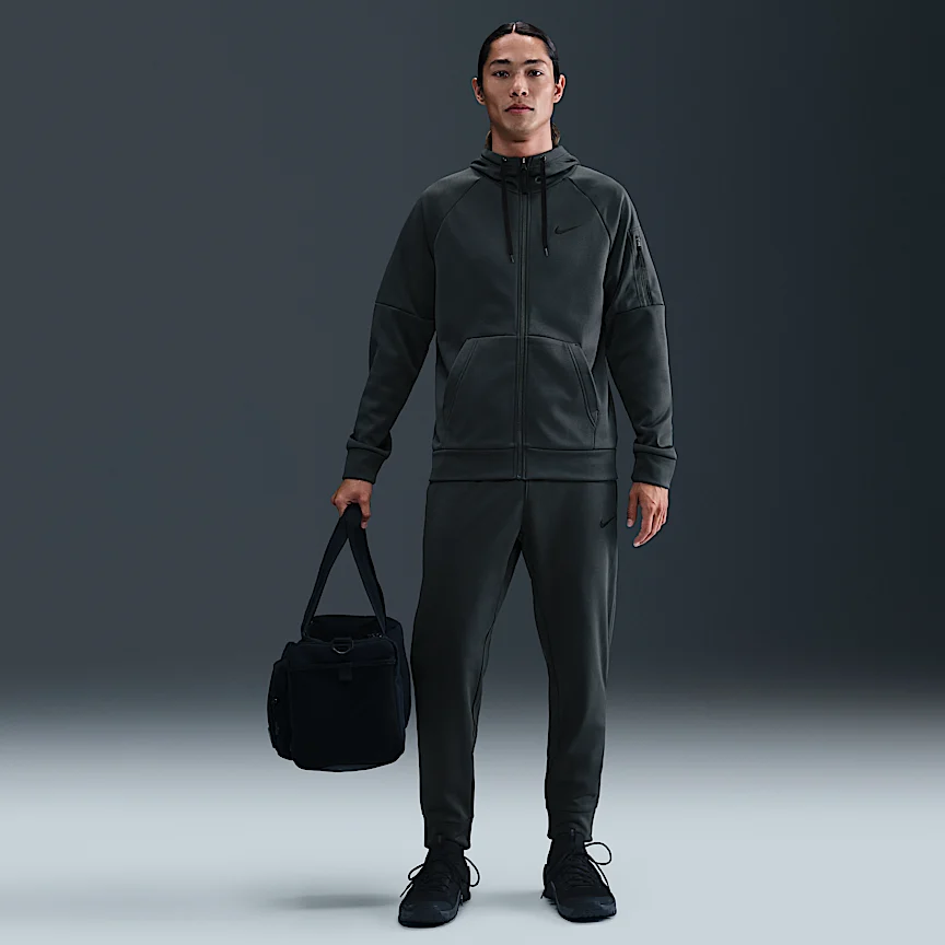 NIKE Therma-FIT — メンズ フルジップ フィットネスパーカー - Image 4