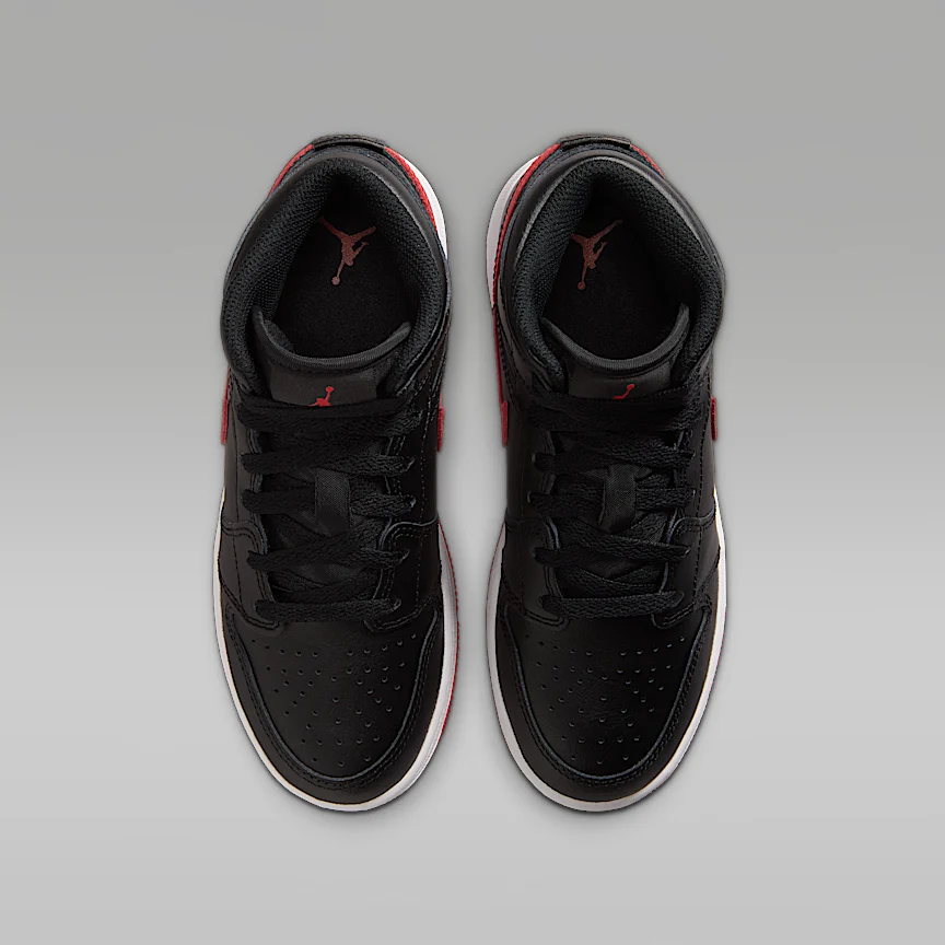 NIKE Air Jordan 1 Mid — Big Kids' Shoes - Image 4