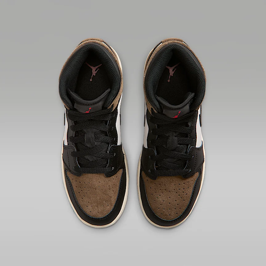 NIKE Air Jordan 1 Mid — Big Kids' Shoes - Image 4