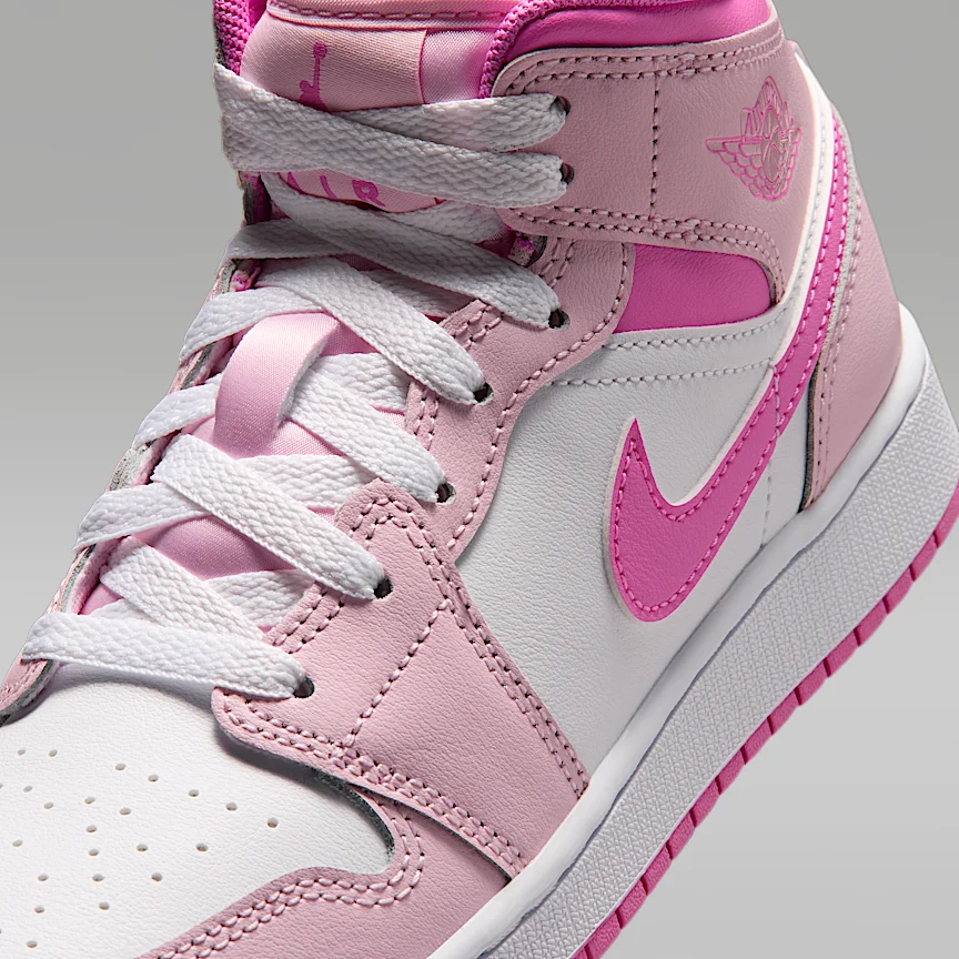 NIKE Air Jordan 1 Mid — Big Kids' Shoes - Image 7