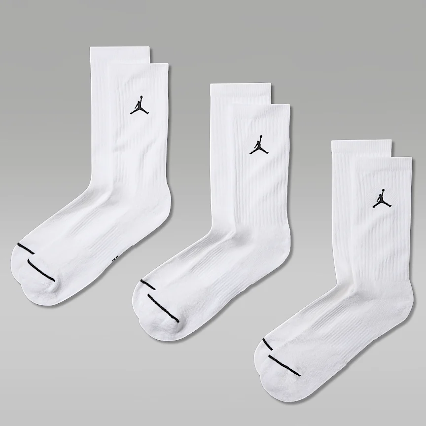 NIKE Jordan — Everyday Crew Socks (3 pairs)