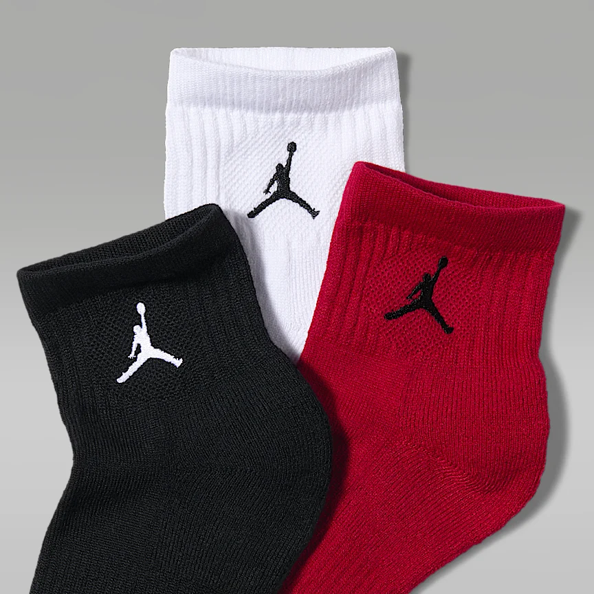 NIKE Jordan — Everyday Ankle Socks (3 Pairs) - Image 2