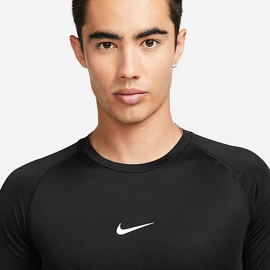 NIKE プロ — メンズ Dri-FIT タイト ロングスリーブ フィットネストップ - Image 3