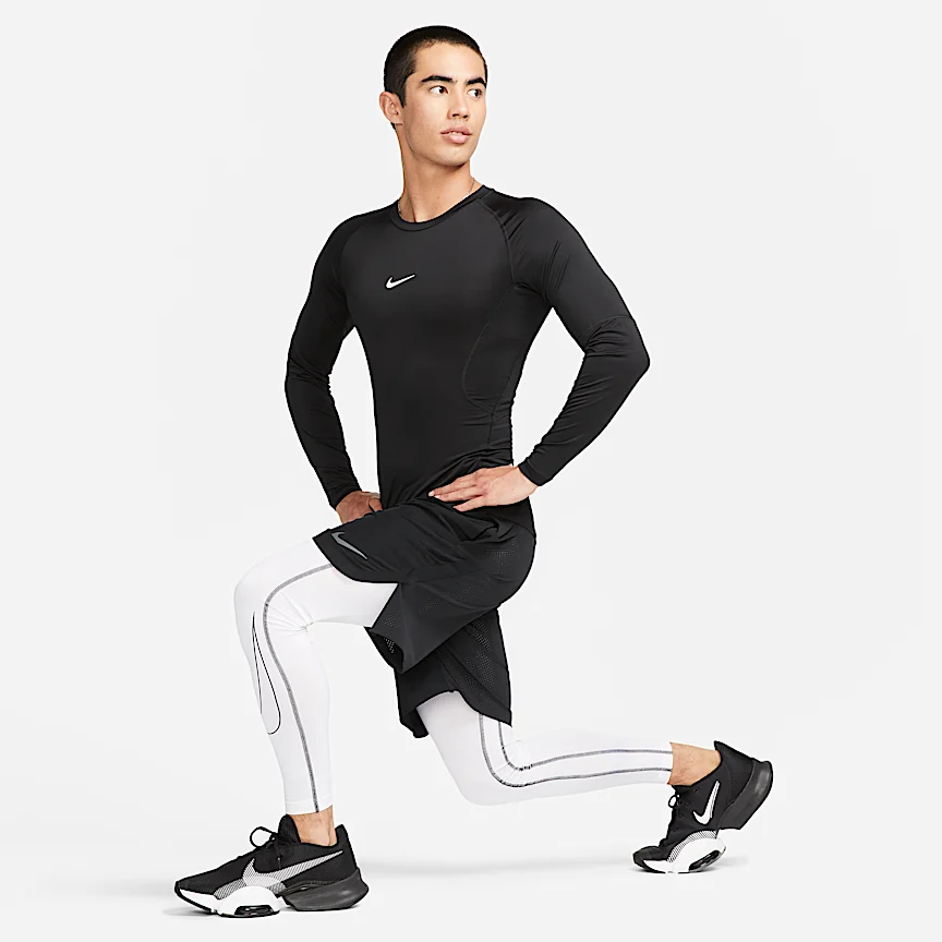 NIKE プロ — メンズ Dri-FIT タイト ロングスリーブ フィットネストップ - Image 5