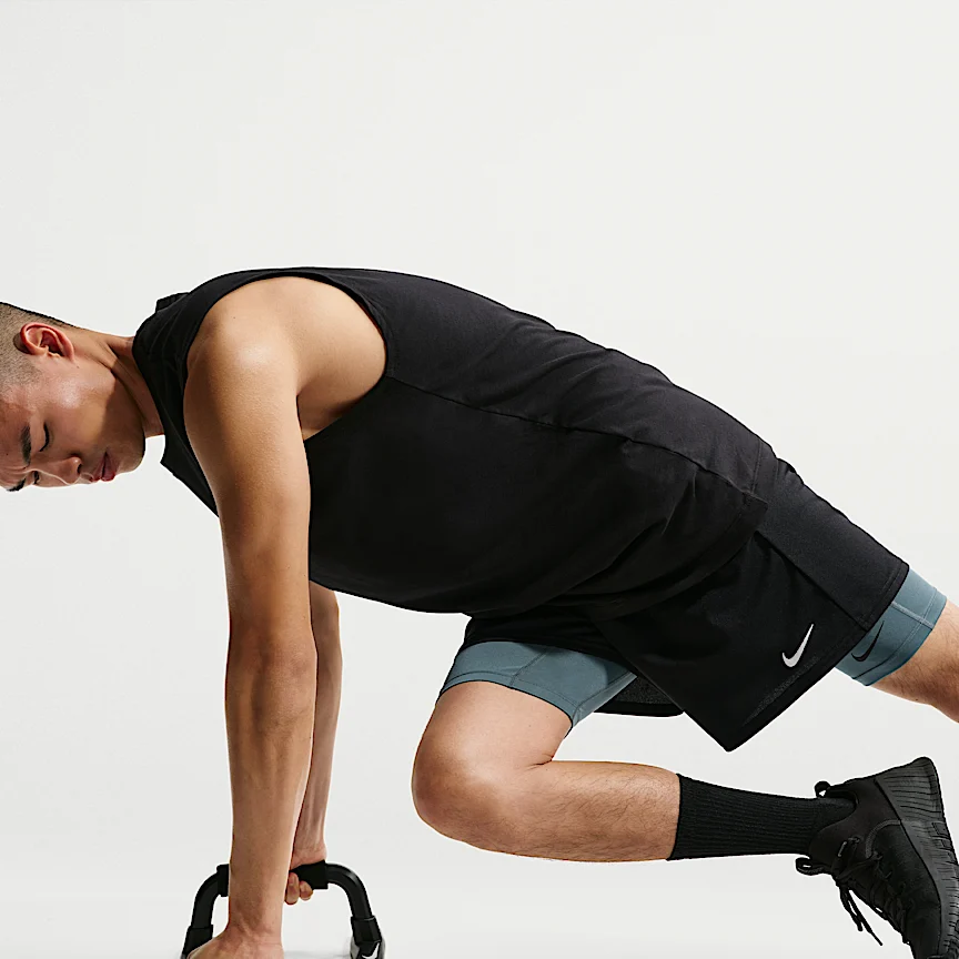 NIKE プロ — メンズ Dri-FIT フィットネス ロングショートパンツ - Image 4
