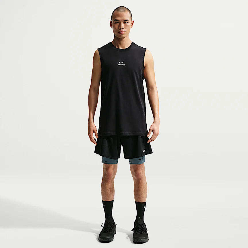 NIKE プロ — メンズ Dri-FIT フィットネス ロングショートパンツ - Image 6