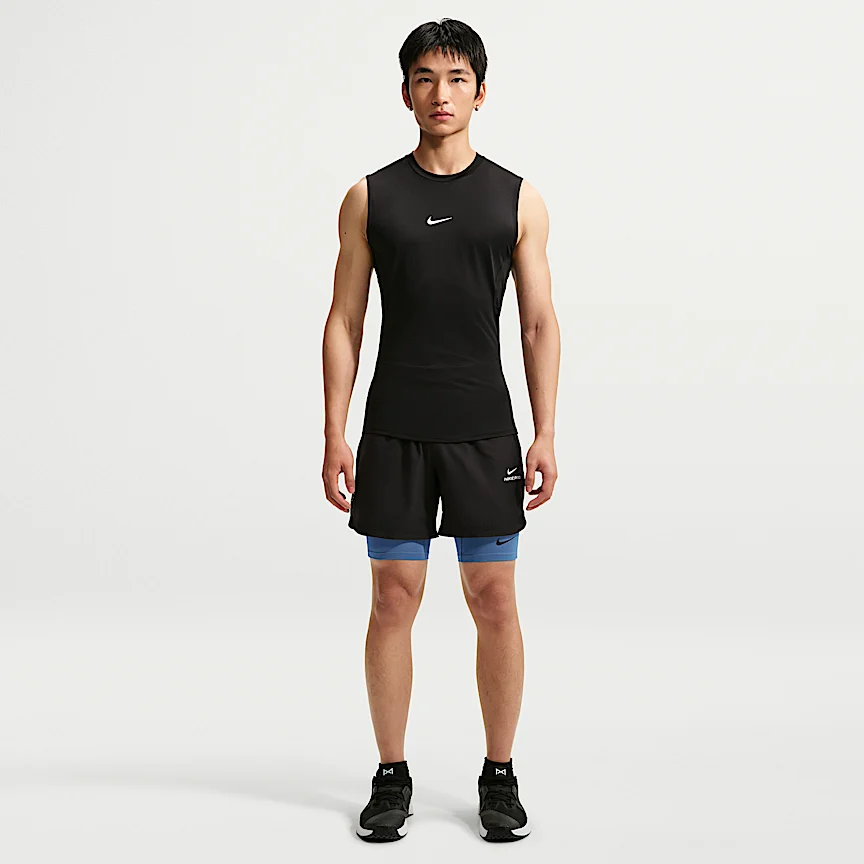 NIKE プロ — メンズ Dri-FIT フィットネス ロングショートパンツ - Image 6