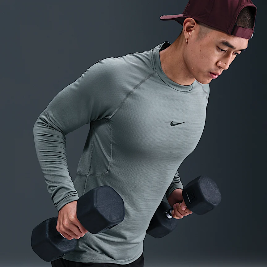 NIKE プロ ウォーム — メンズ ロングスリーブ トップ - Image 3