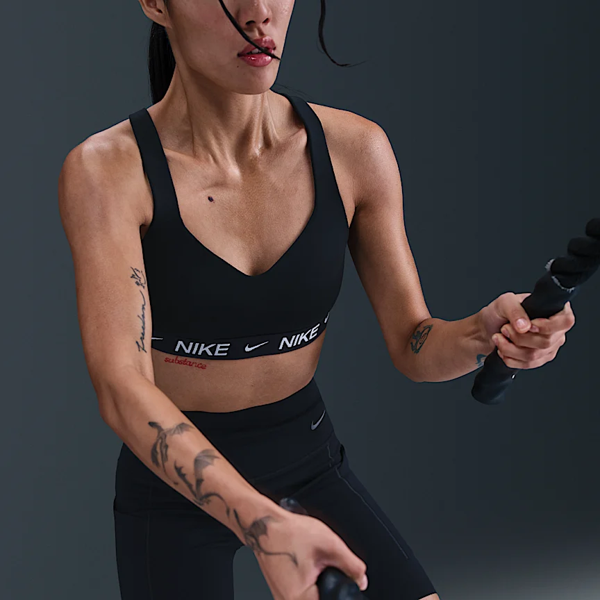 NIKE インディ ハイ サポート — ウィメンズ パッディド アジャスタブル スポーツブラ - Image 3
