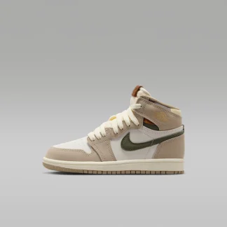 NIKE ジョーダン 1 レトロ HIGH OG "Khaki" — リトルキッズシューズ
