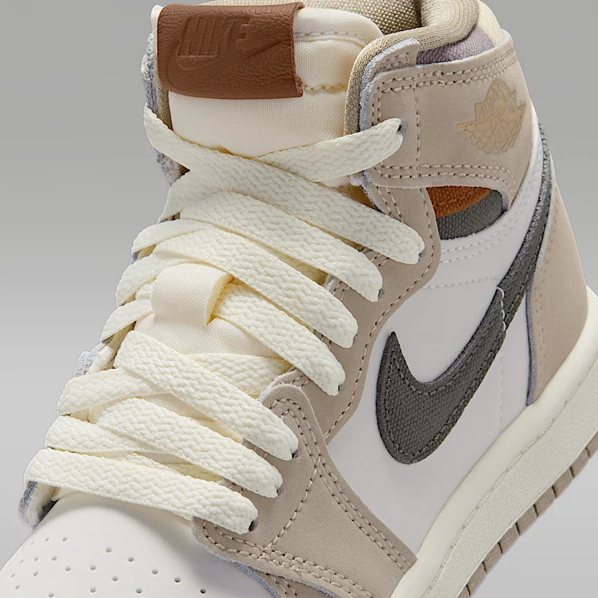 NIKE ジョーダン 1 レトロ HIGH OG "Khaki" — リトルキッズシューズ - Image 7
