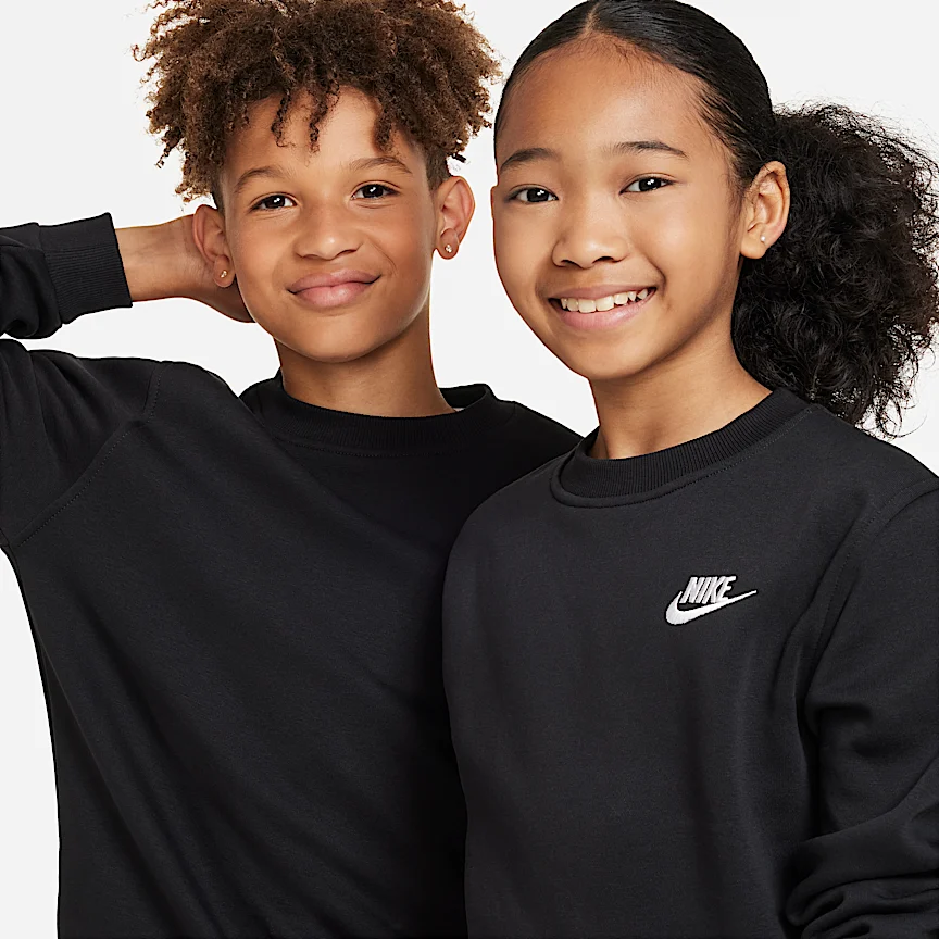 NIKE Sportswear Club Fleece — Big Kids' Sweatshirt - Image 3