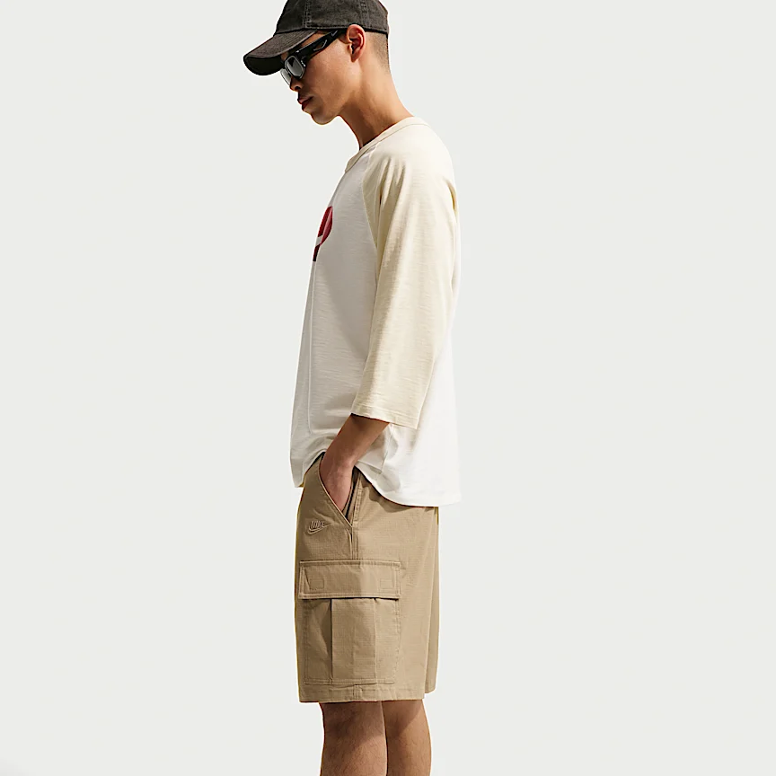 NIKE クラブ — メンズ ウーブン カーゴ ショートパンツ - Image 4