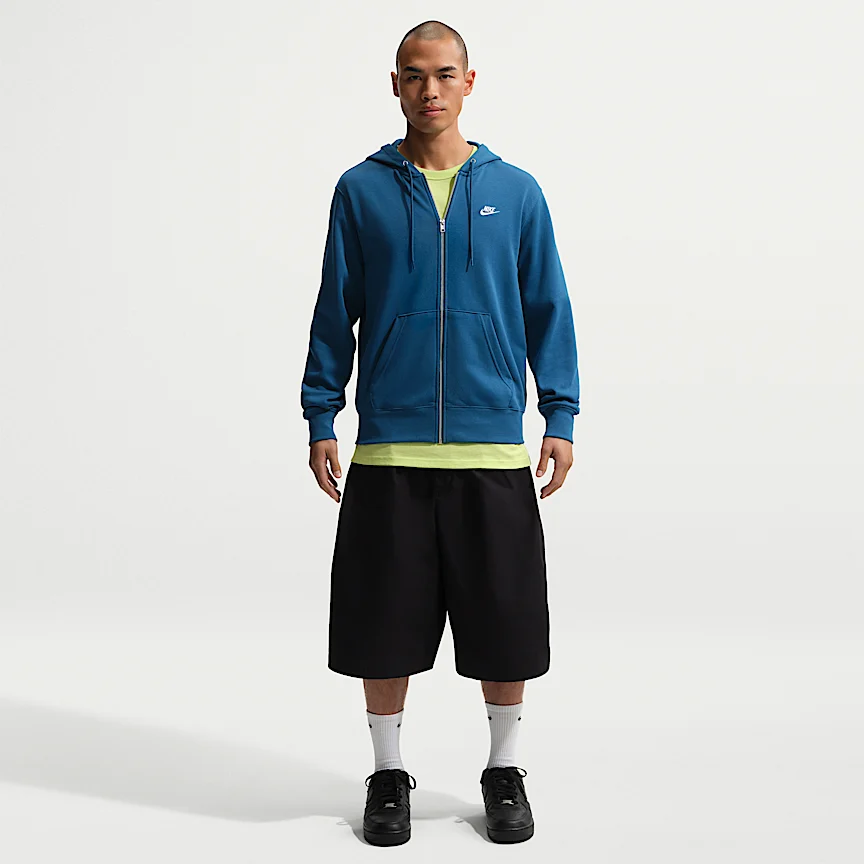 NIKE クラブ — メンズ フルジップ フレンチ テリー パーカー - Image 4