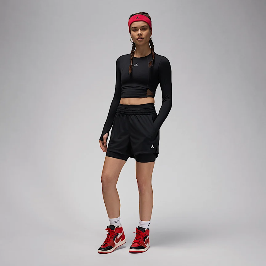 NIKE ジョーダン スポーツ — ウィメンズ メッシュ ショートパンツ - Image 7