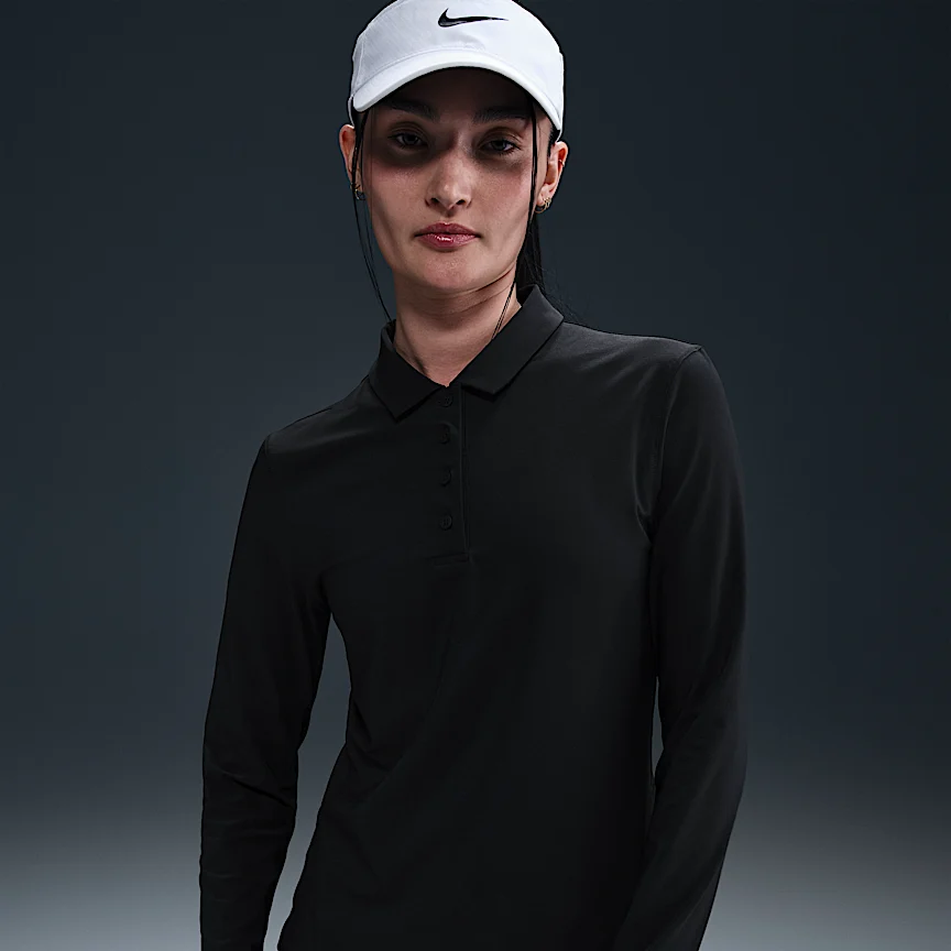 NIKE ビクトリー — ウィメンズ Dri-FIT ロングスリーブ ポロ