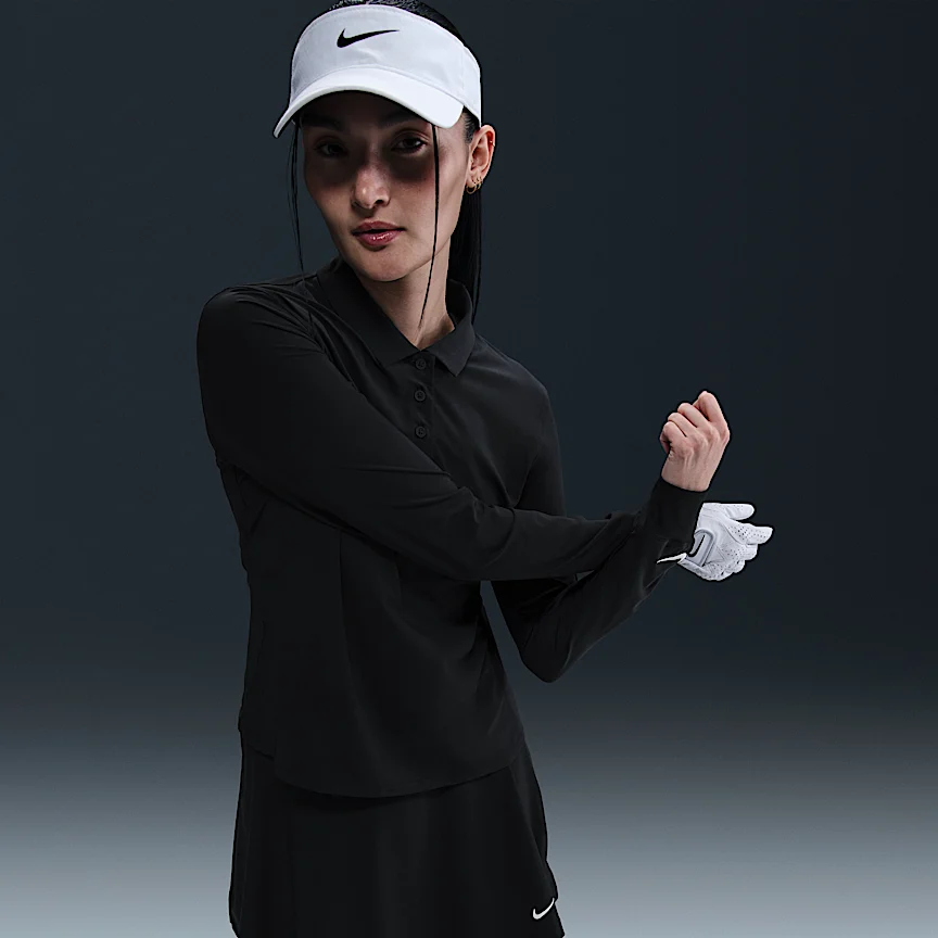 NIKE ビクトリー — ウィメンズ Dri-FIT ロングスリーブ ポロ - Image 3
