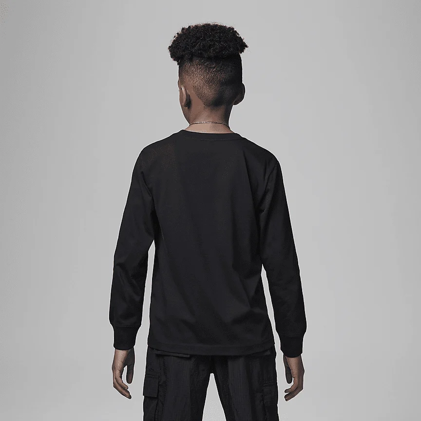 NIKE ジョーダン プラクティス フライト ロングスリーブ Tシャツ — ジュニア Tシャツ - Image 2