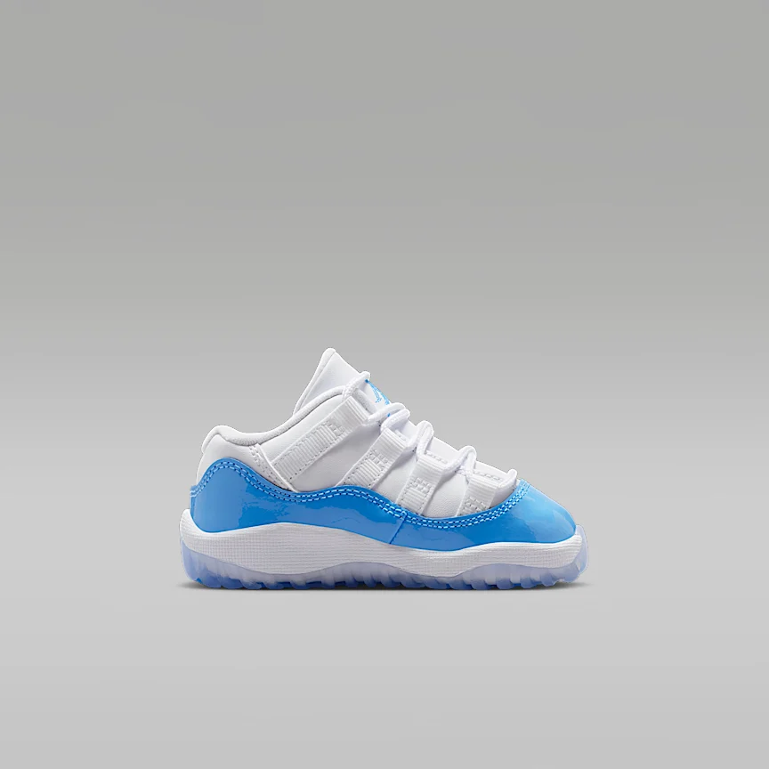 NIKE ジョーダン 11 レトロ LOW "University Blue" — ベビーシューズ - Image 3