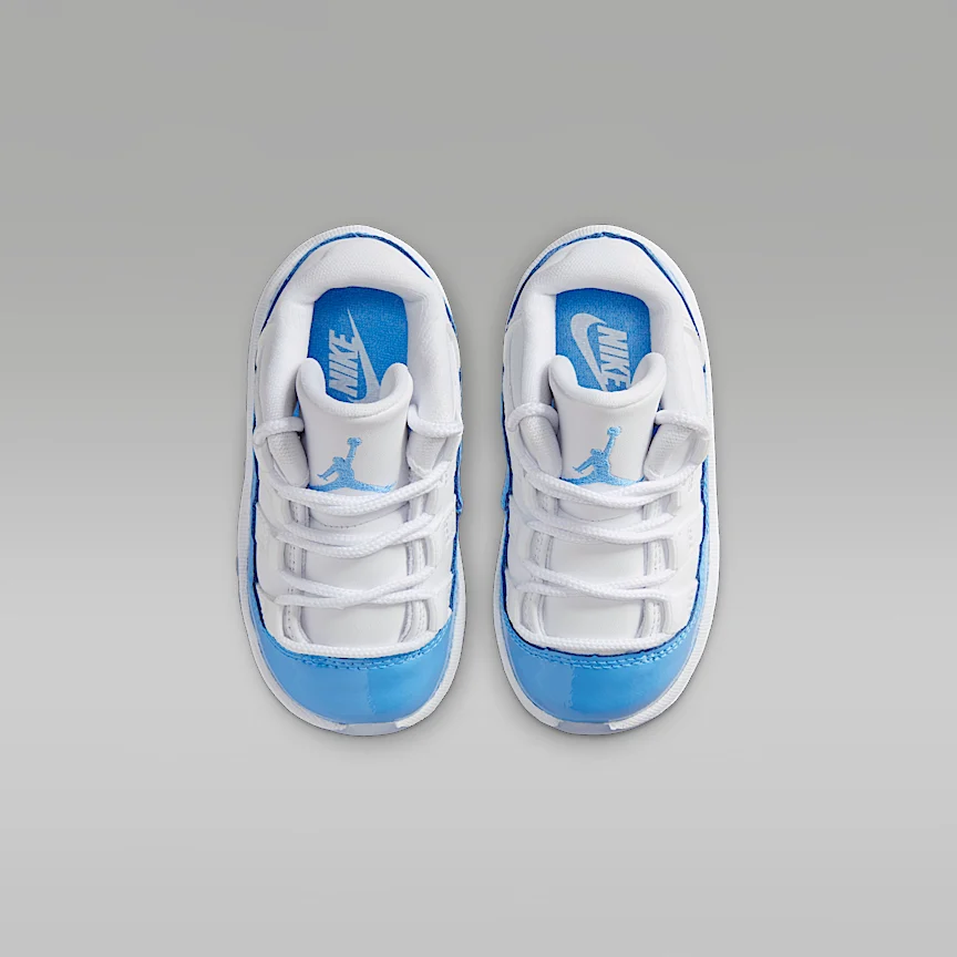 NIKE ジョーダン 11 レトロ LOW "University Blue" — ベビーシューズ - Image 4