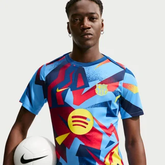 NIKE FCバルセロナ アカデミー プロ フォース — メンズ ナイキ Dri-FIT サッカー プレマッチ トップ