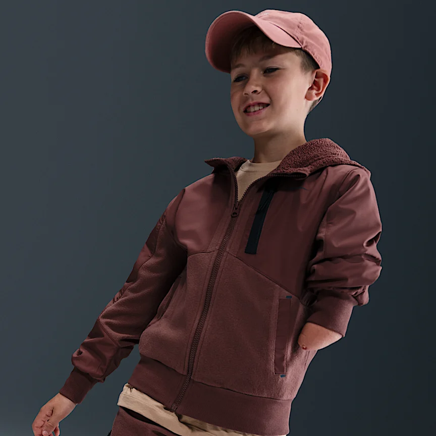 NIKE Sportswear City Utility EasyOn — Big Kids' Therma-FIT Winterized Jacket - Image 3