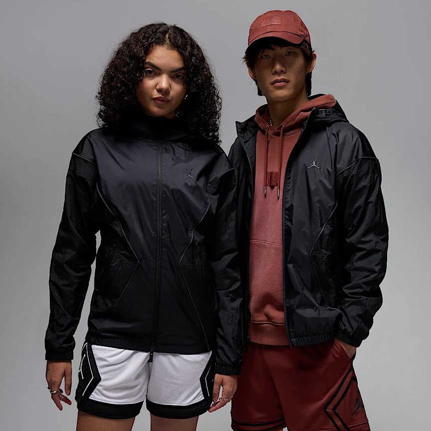 NIKE ジョーダン ブルックリン — メンズ フーデッド ドラフト ジャケット