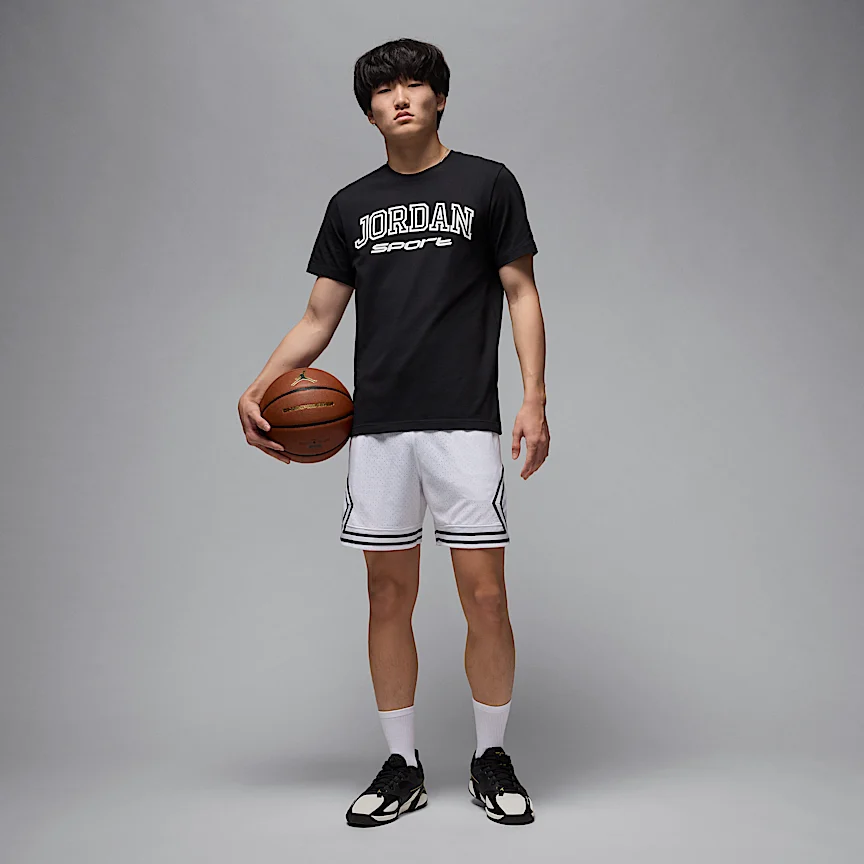 NIKE Jordan Sport — Men's Dri-FIT Mesh Diamond Shorts - Image 6