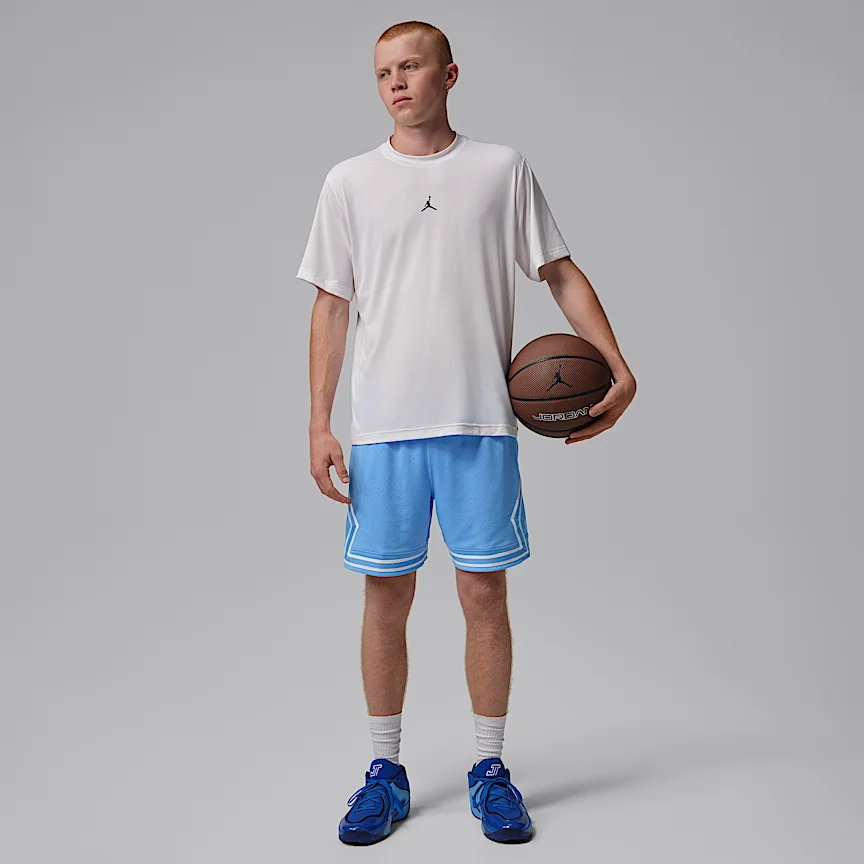 NIKE Jordan Sport — Men's Dri-FIT Mesh Diamond Shorts - Image 6