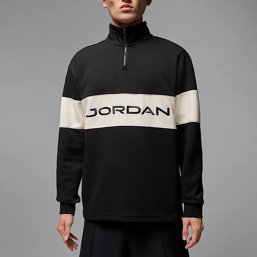 NIKE Jordan Sport — Men's Dri-FIT 1/4-Zip Golf Top - Image 4