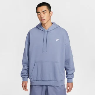 NIKE Club Fleece — Men's Oversized Furenchi Terry Pullover Hoodie