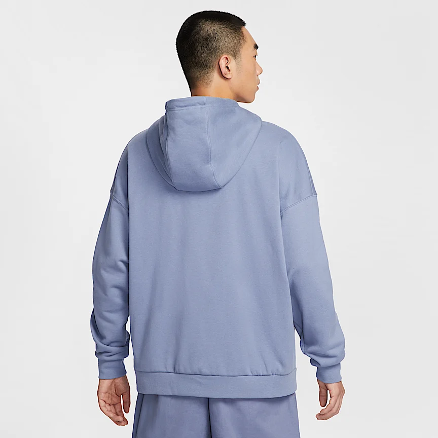 NIKE Club Fleece — Men's Oversized Furenchi Terry Pullover Hoodie - Image 2