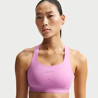 NIKE スウィフト — ウィメンズ ハイサポート スポーツブラ (軽量裏地付き)