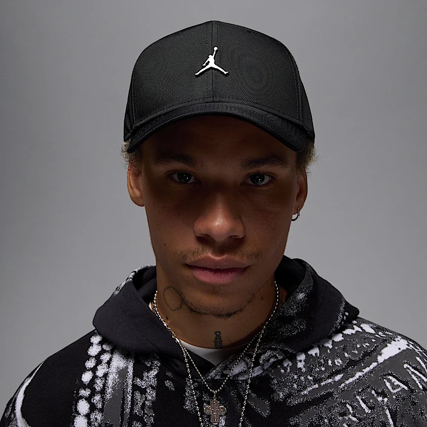 NIKE Jordan Rise — Structured Metal Jumpman Hat
