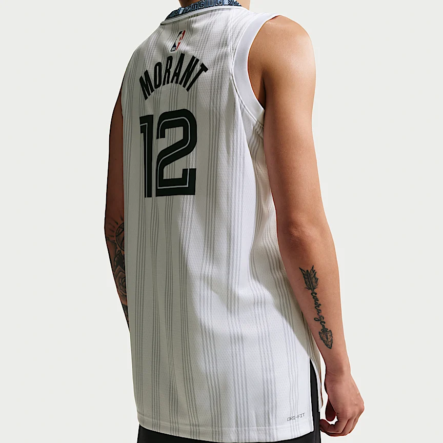 NIKE Ja Morant Memphis Grizzlies City Edition — Men's Nike NBA Swingman Jersey - Image 4